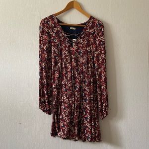 Long Sleeve Floral Dress